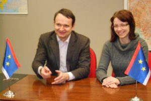 Vice-president of Assembly of Autonomous Province of Vojvodina and President of Assembly Committee on European Integration and Interregional Cooperation, Maja Sedlarević visited Vojvodina European Office-Brussels