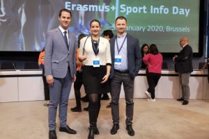 Brussels: Infoday of the European Commission held within the Erasmus Sport + Programme.